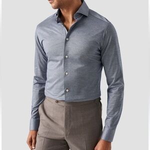 J. Crew Slate Blue Dress Shirt, size small